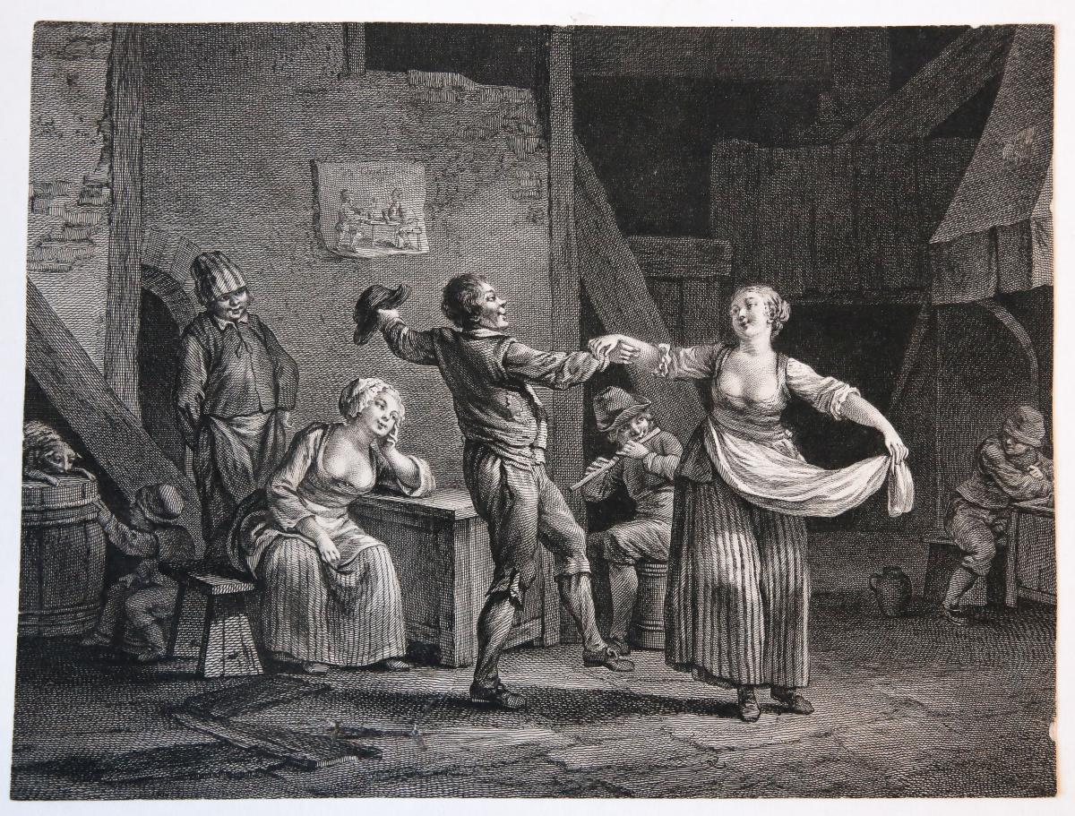 Peasants in an inn (boeren in een herberg).