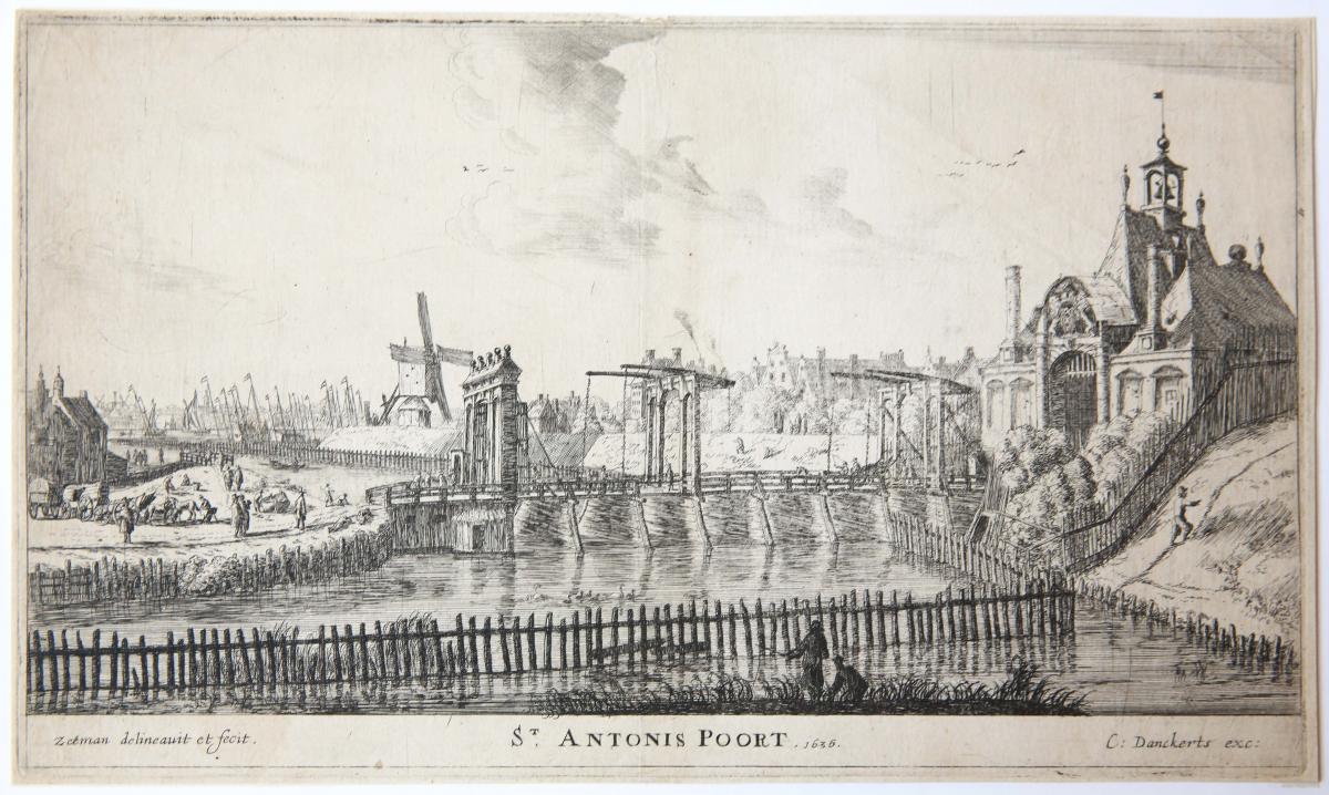 ST ANTONIS POORT 1636 [set title: Town Gates of Amsterdam].