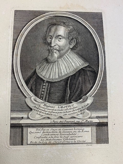 Hugues Grotius, Avocat General et sindic a Rotterdam (...), portrait of Hugo de Groot.