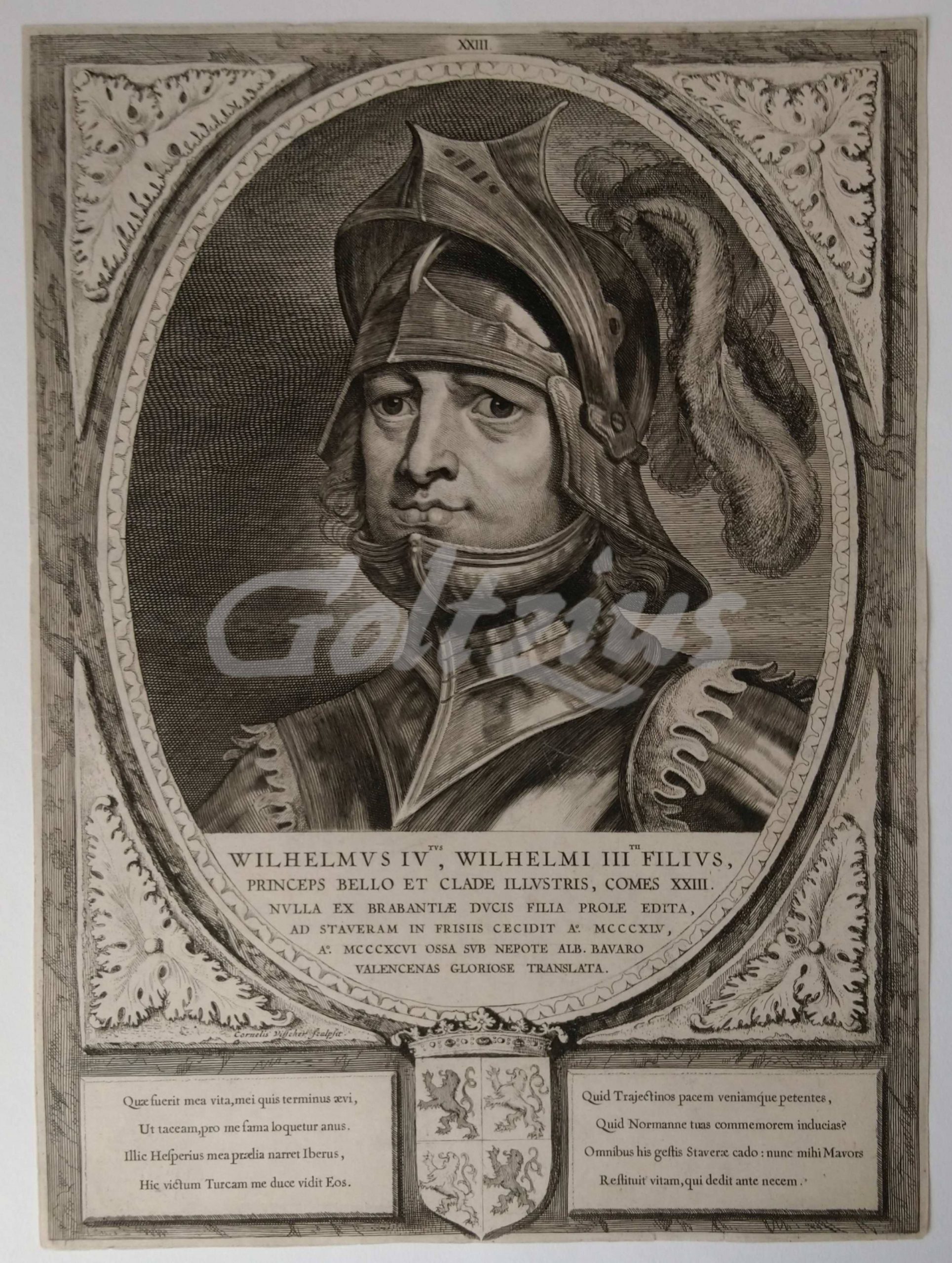 VISSCHER, CORNELIS, Portrait of William IV, Count of Holland