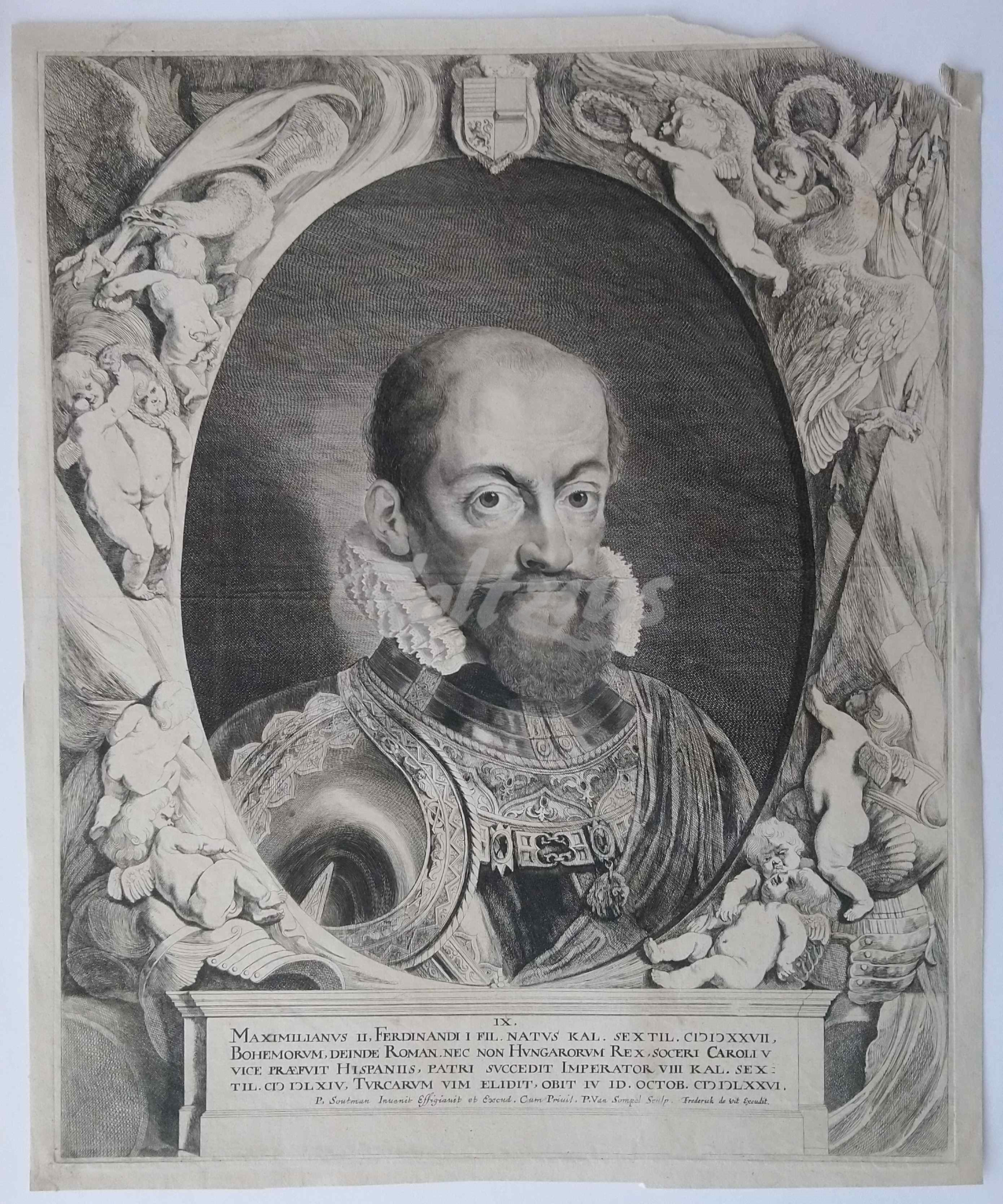 SOMPEL, PIETER VAN, Portrait of Maximilian II