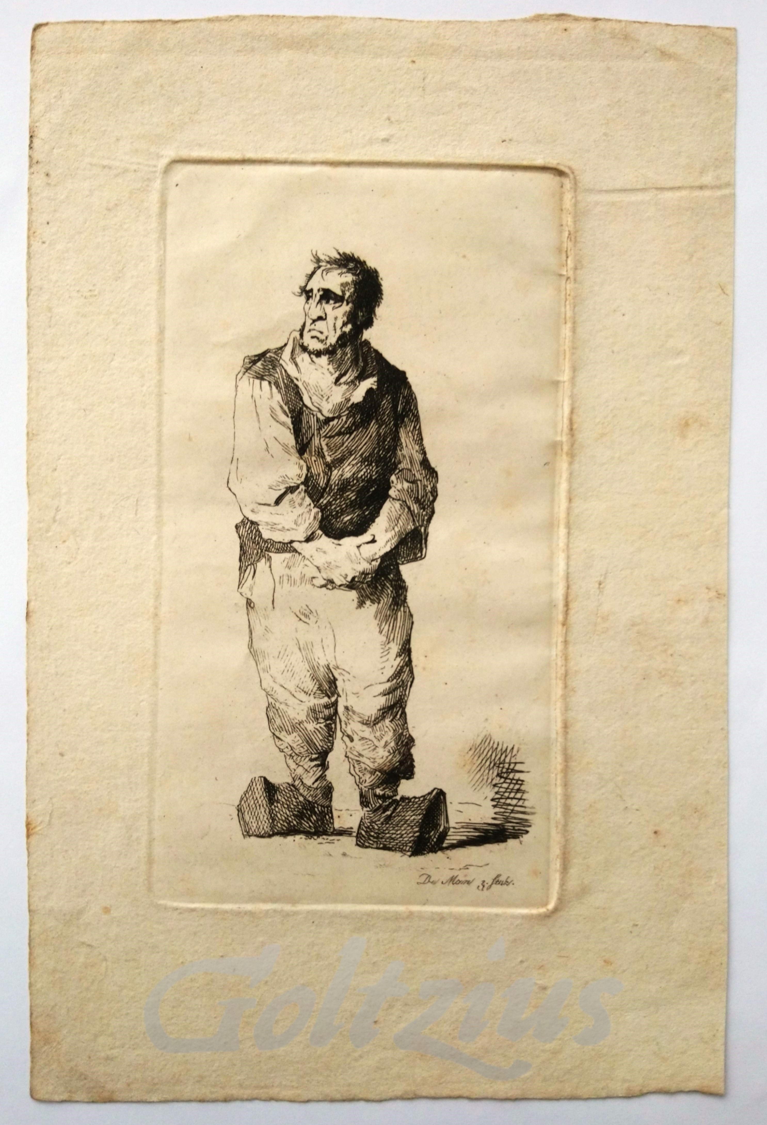 NOLTHENIUS DE MAN, ANTHONIE W.H., Farmer on clogs