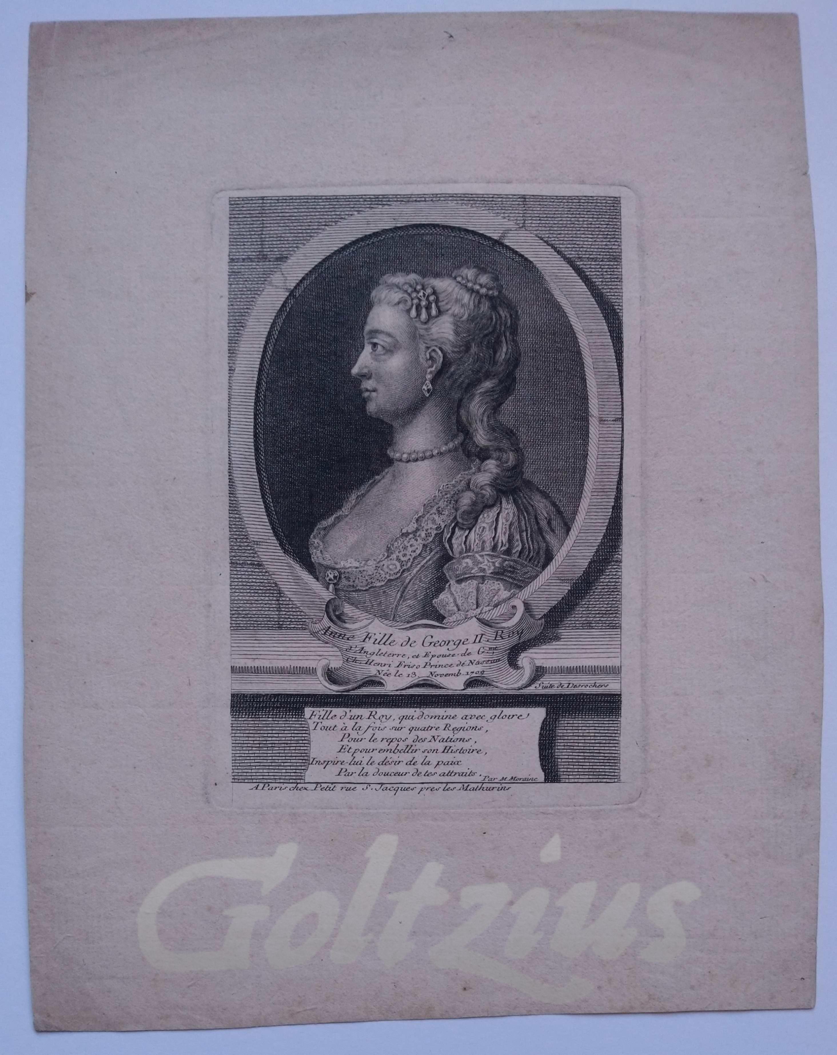 DESROCHERS, ETIENNE (1668-1741), Anne Fille de George II Roy