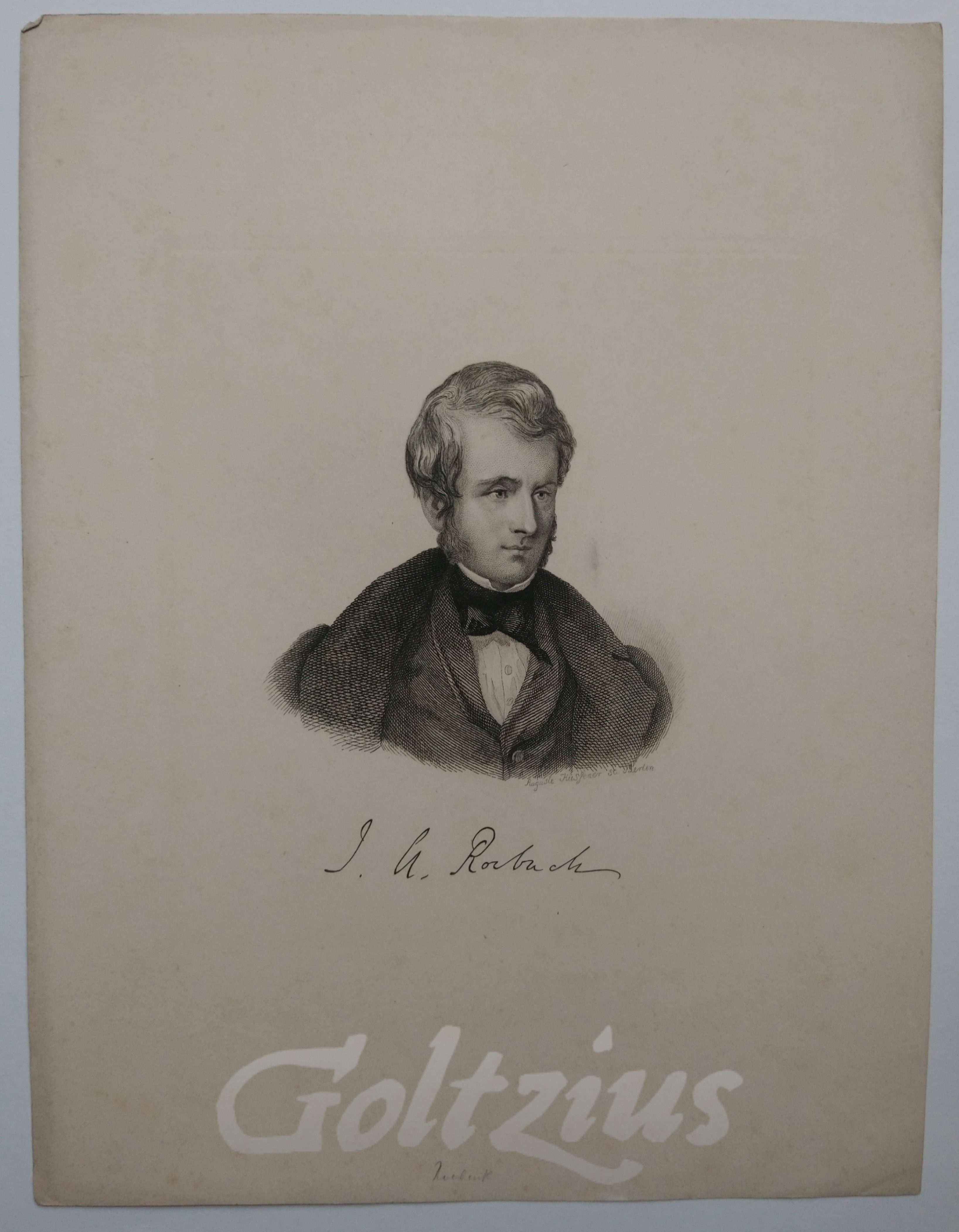 HÜSSENER, AUGUSTE, J.A. Roebuck