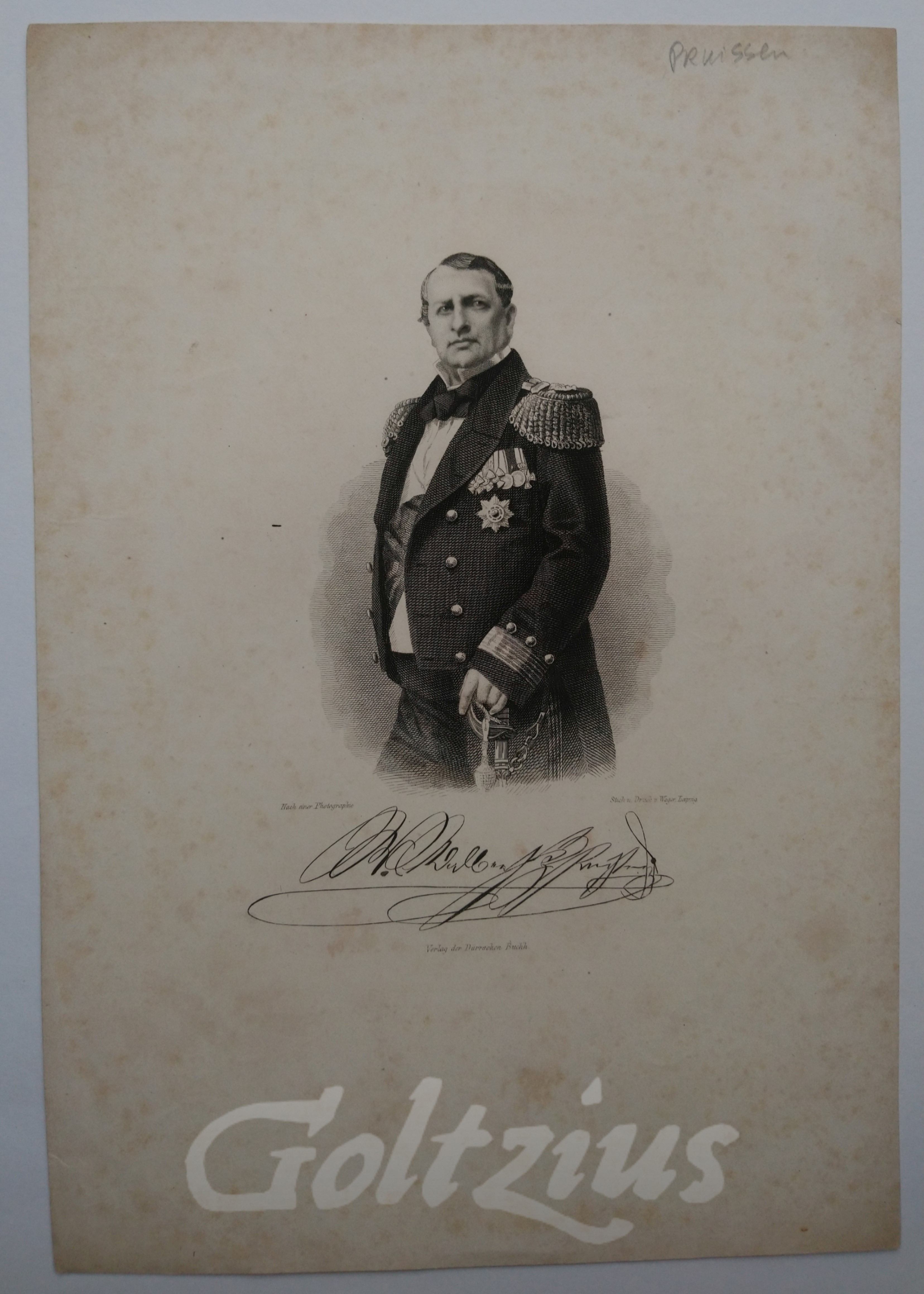 WEGER, AUGUST, Portrait of Prince Albert of Prussia