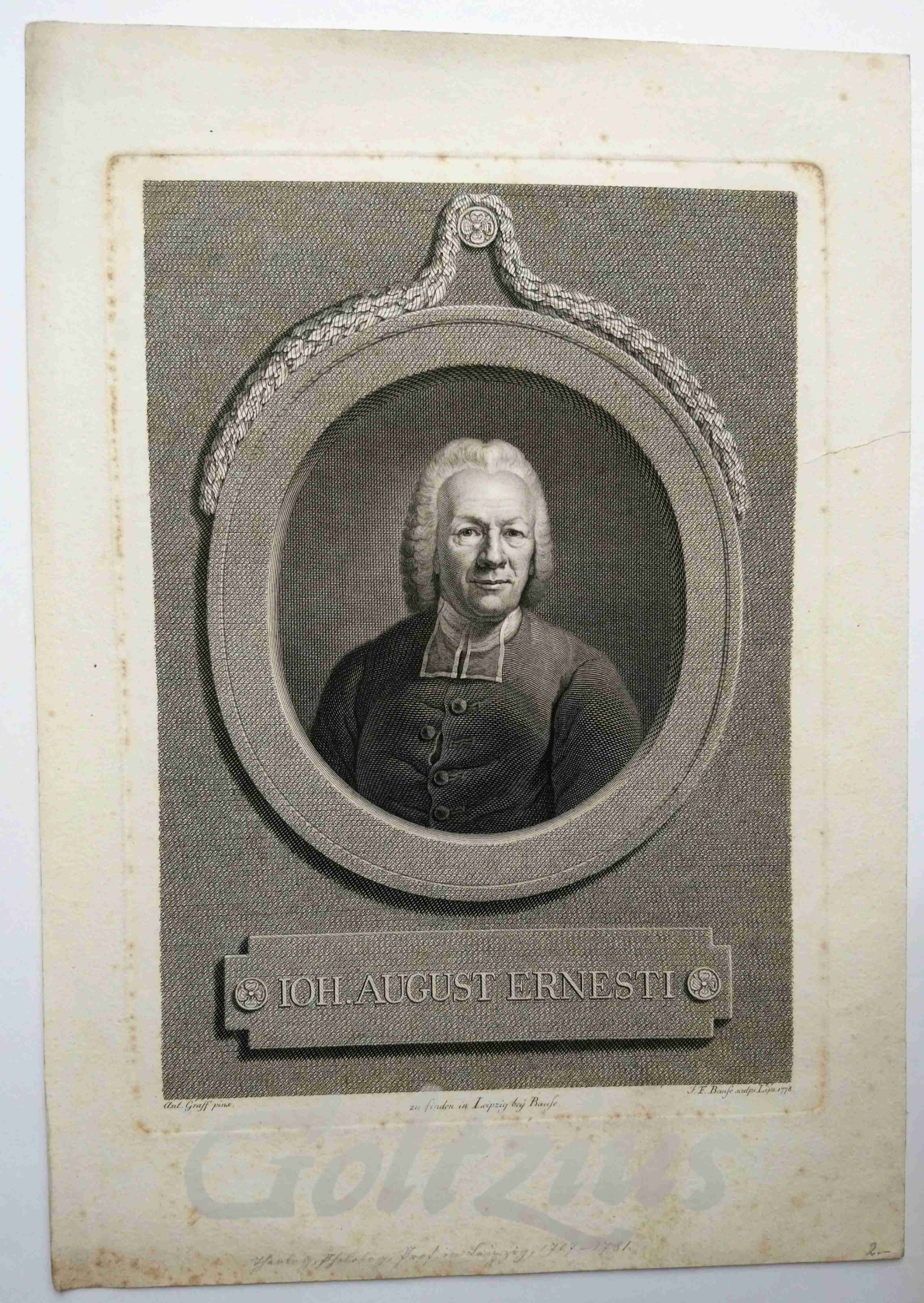 BAUSE, JOHANN FRIEDRICH, Ioh. August Ernesti