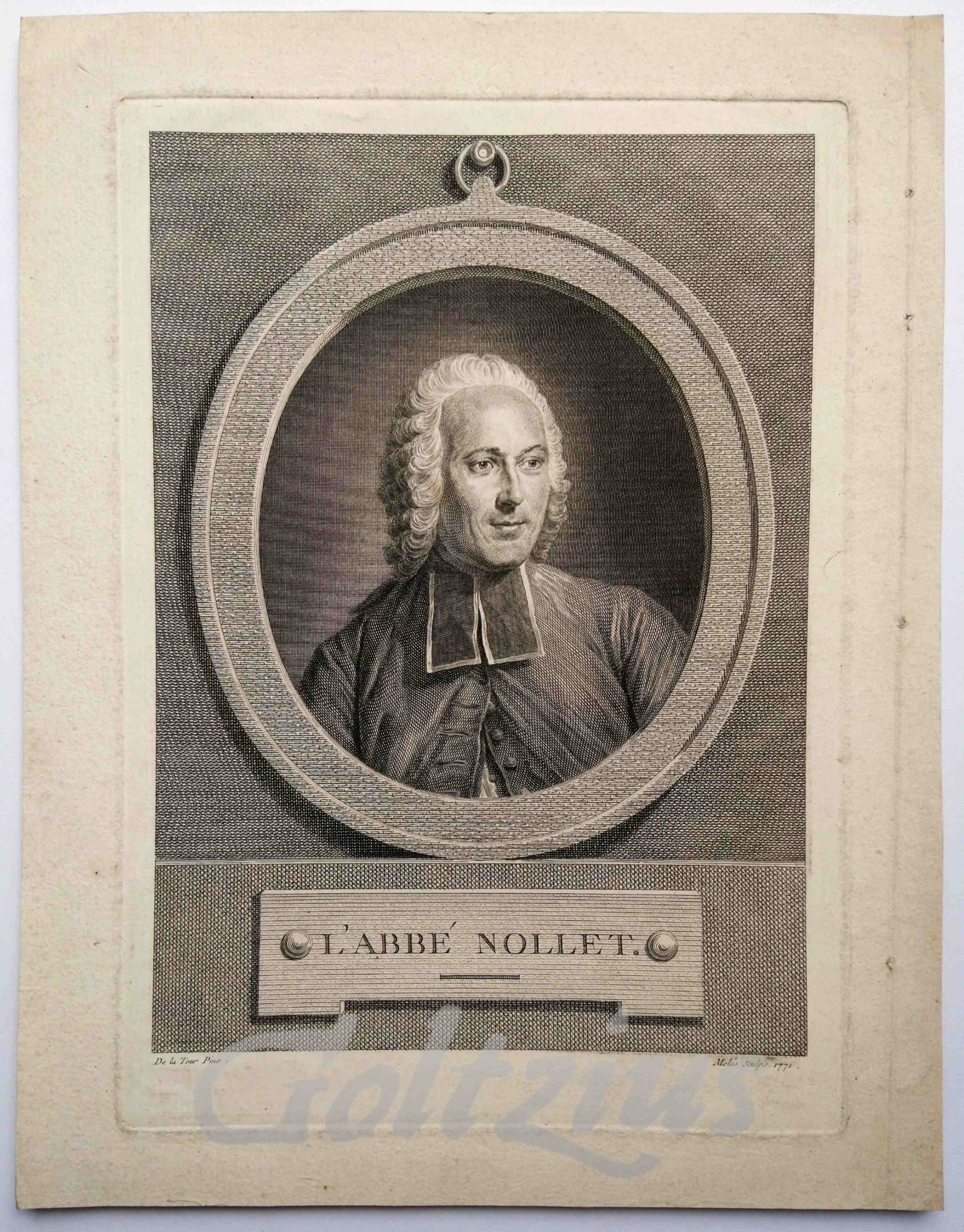 MOLÉS, PASCUAL PEDRO, L'Abbé Nollet