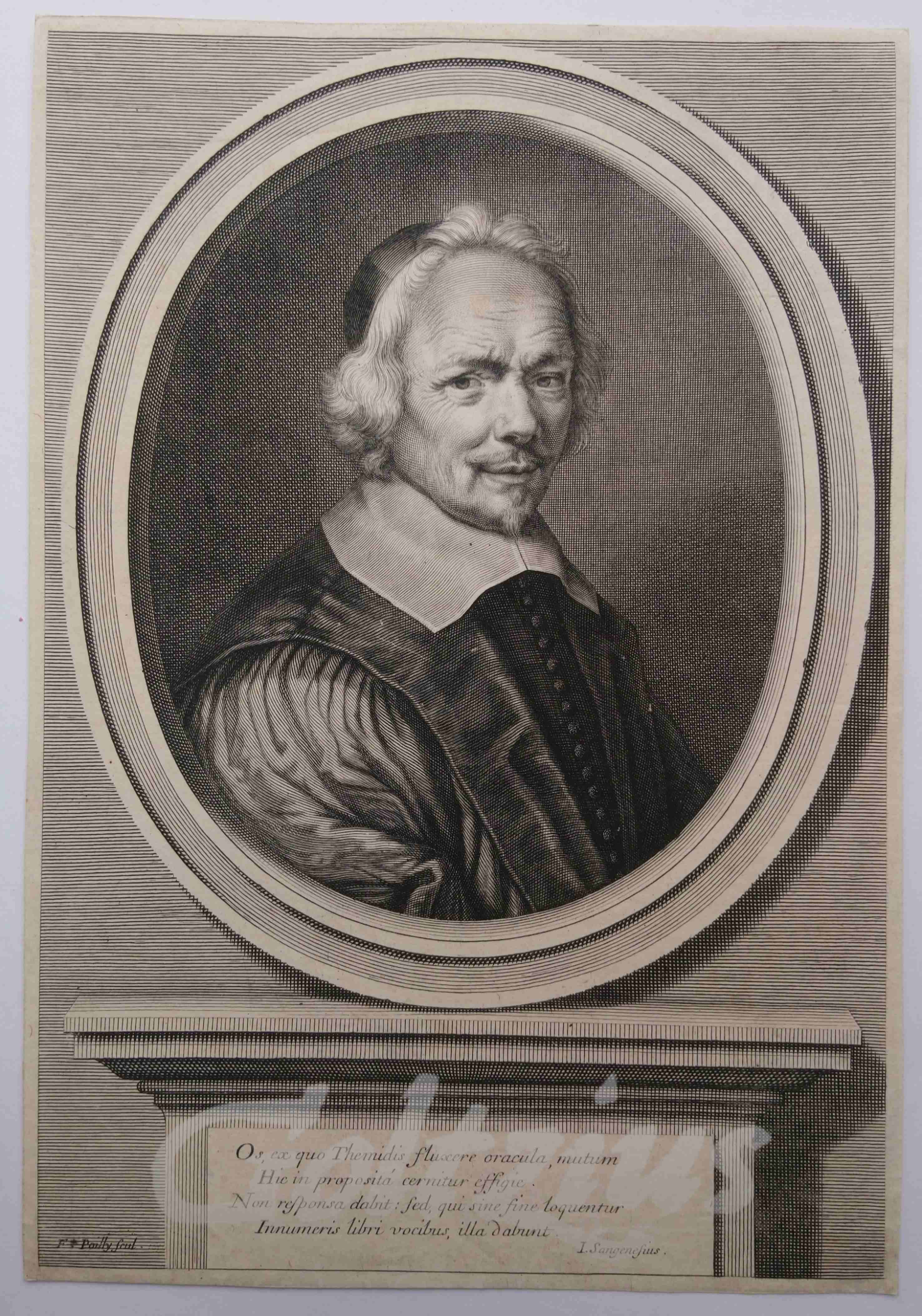 POILLY, FRANÇOIS DE, Portrait of an unidentified man