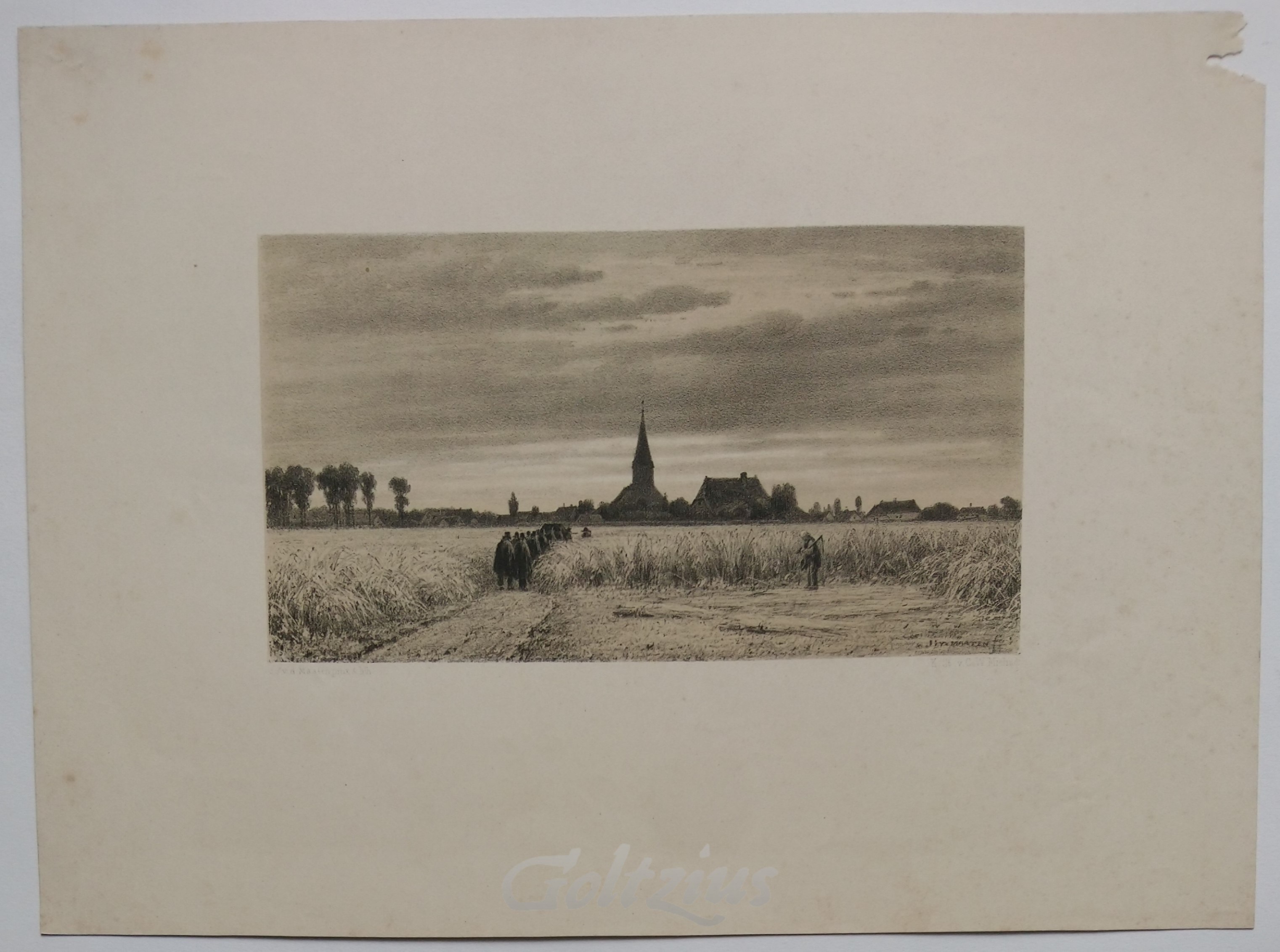 MAATEN, JACOB JAN VAN DER, De Laatste Kerkgang