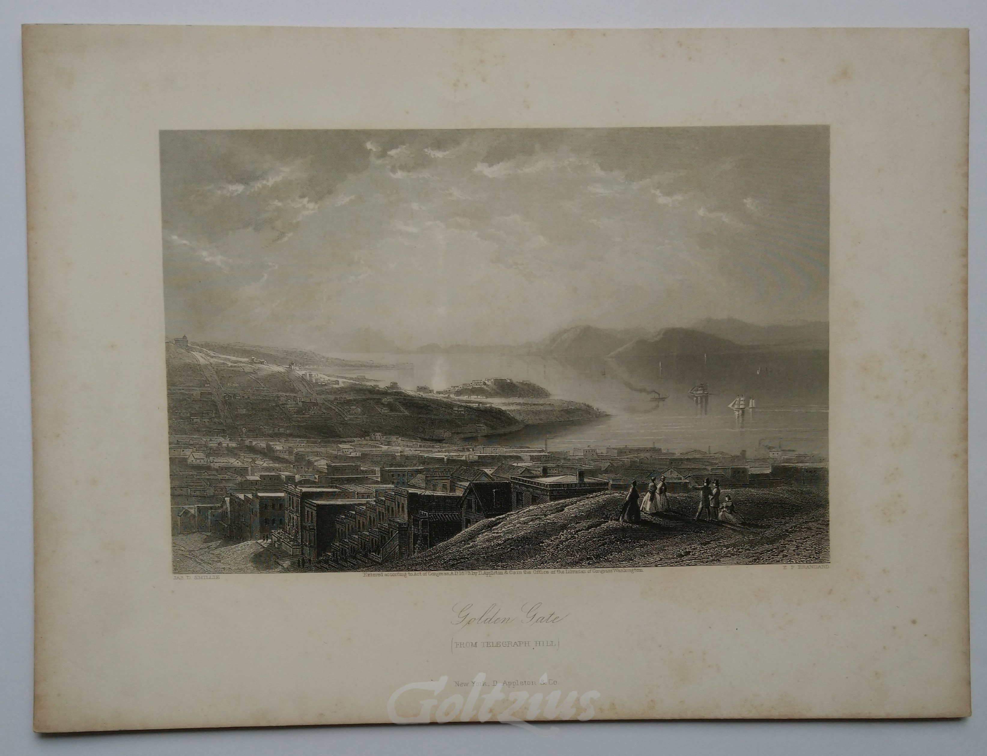 BRANDARD, EDWARD PAXMAN, Golden Gate (from Telegraph Hill)