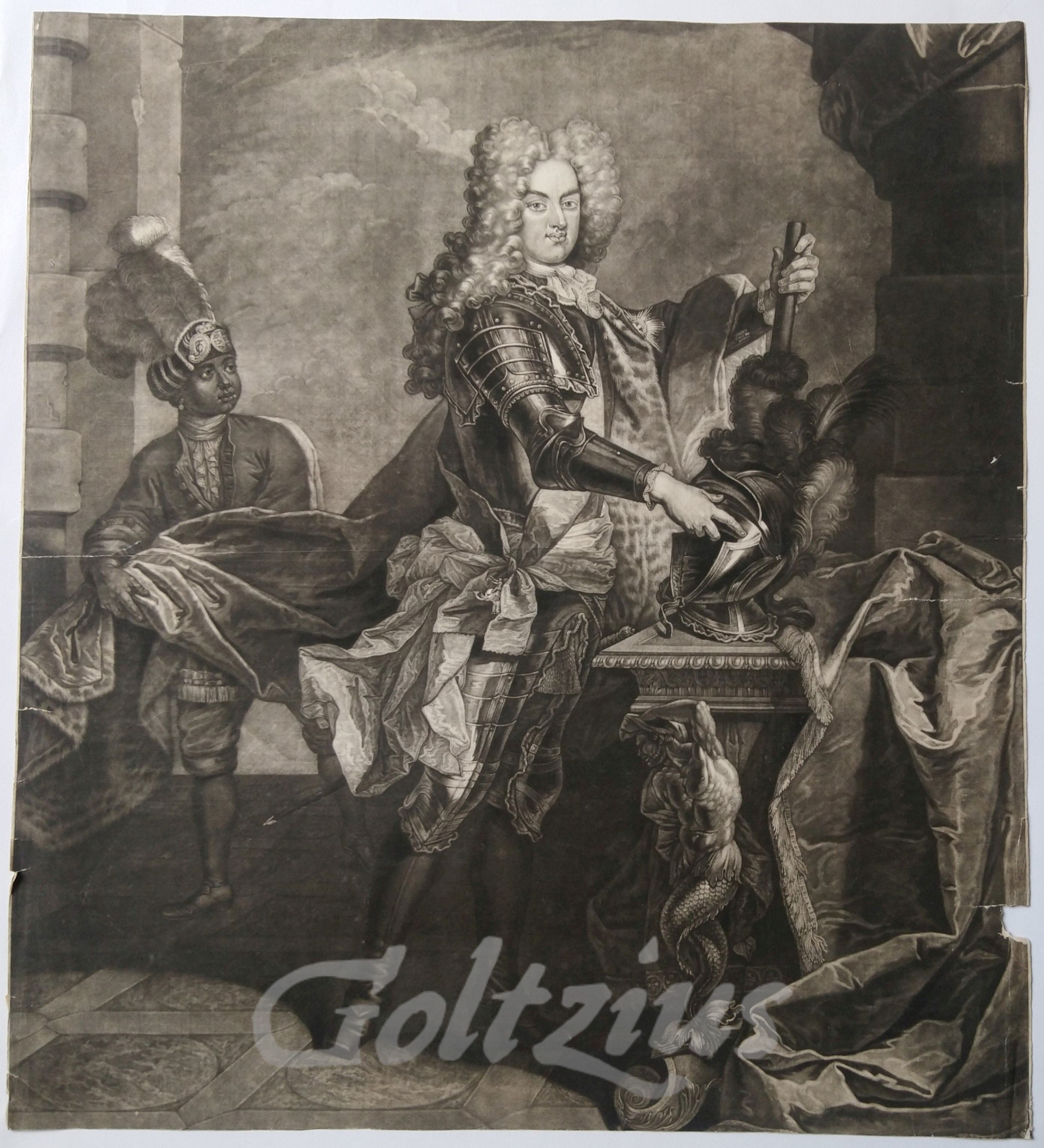 SCHENK, PIETER (I), Portrait of John George III, Elector of Saxony