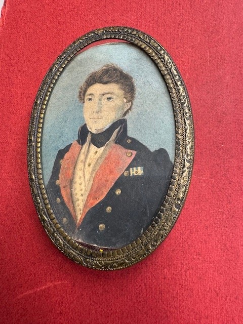 Portrait miniature of Jasper Jacobus van Leeuwen van Duivenbode.