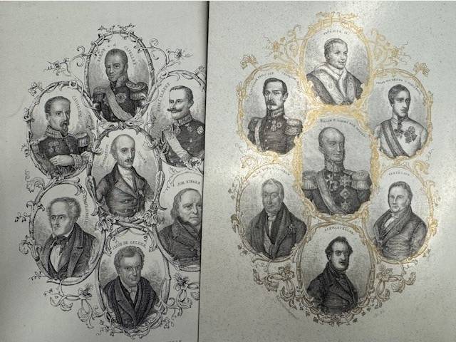 TESSON, J.P., Portraits of Paus Pius IX, L. Napoleon, Willem II Koning der Nederl. Frans Jos. Keizer v. Oostenrijk, Berzelius, Schwantaler, v.d. Duyn van Maasdam and Baron v.d. Capellen, Karel Albert, Aartshertog Johann, Joh. Kinker, Jacob de Gelder and Chateaubriand.