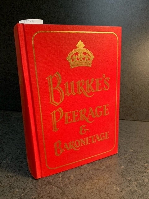 BURKE Burke's peerage and baronetage, edition 105 (1970, 3rd impression 1978, or 4th impression 1980]