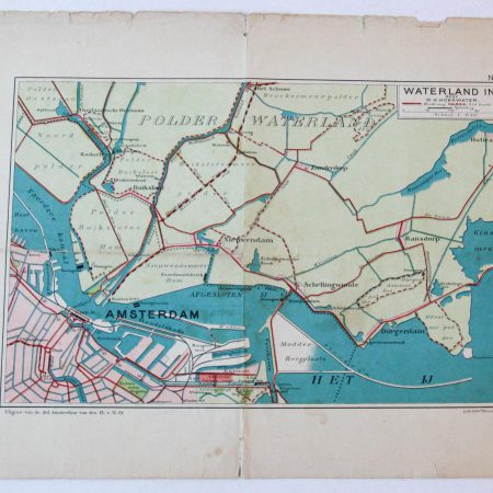 Maps of Amsterdam (vier plattegronden van Amsterdam).