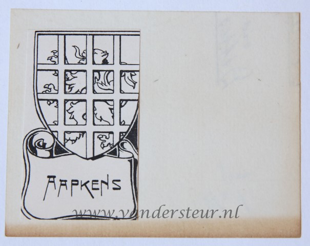 Wapenkaart/Coat of Arms: Aapkens