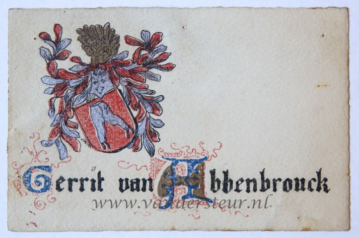 Wapenkaart/Coat of Arms: Abbenbrouck (Van)