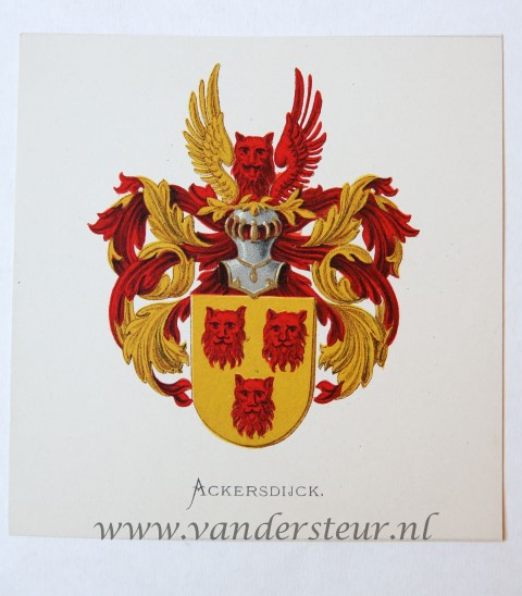 Wapenkaart/Coat of Arms: Ackersdijck