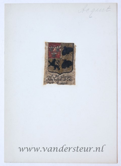 Wapenkaart/Coat of Arms: Acquet