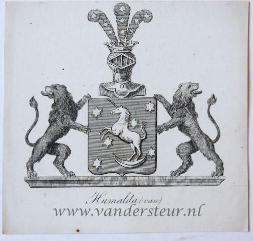 Wapenkaart/Coat of Arms: Humalda (Van)