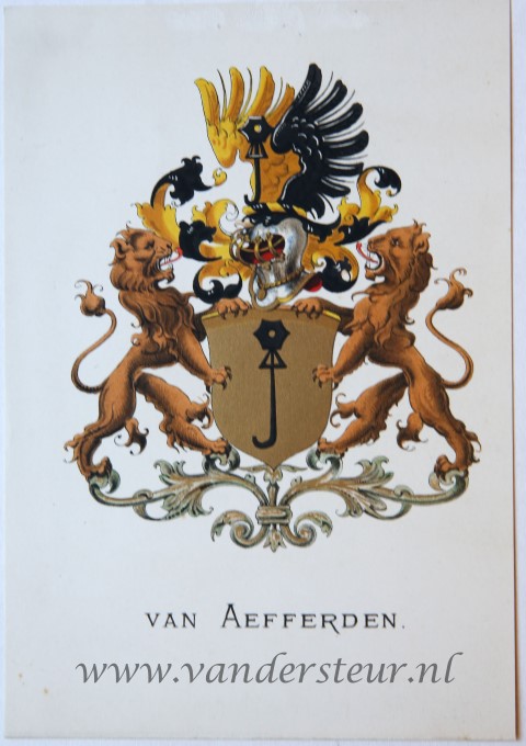 Wapenkaart/Coat of Arms: Aefferden (Van)