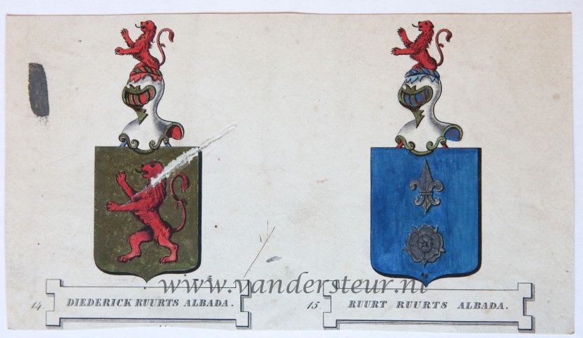 Wapenkaart/Coat of Arms: Albada (Diederick Ruurts)