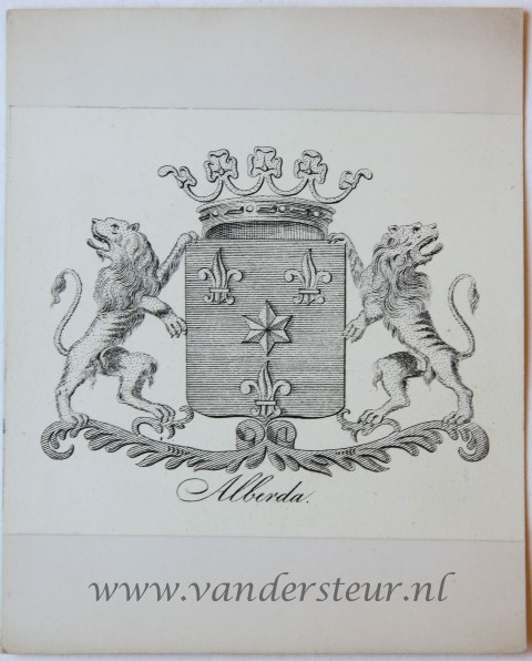 Wapenkaart/Coat of Arms: Alberda