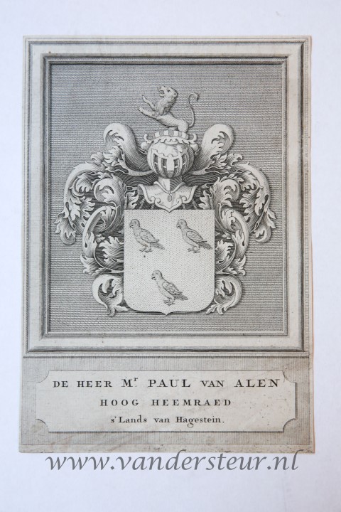 Wapenkaart/Coat of Arms: Alen (Van)