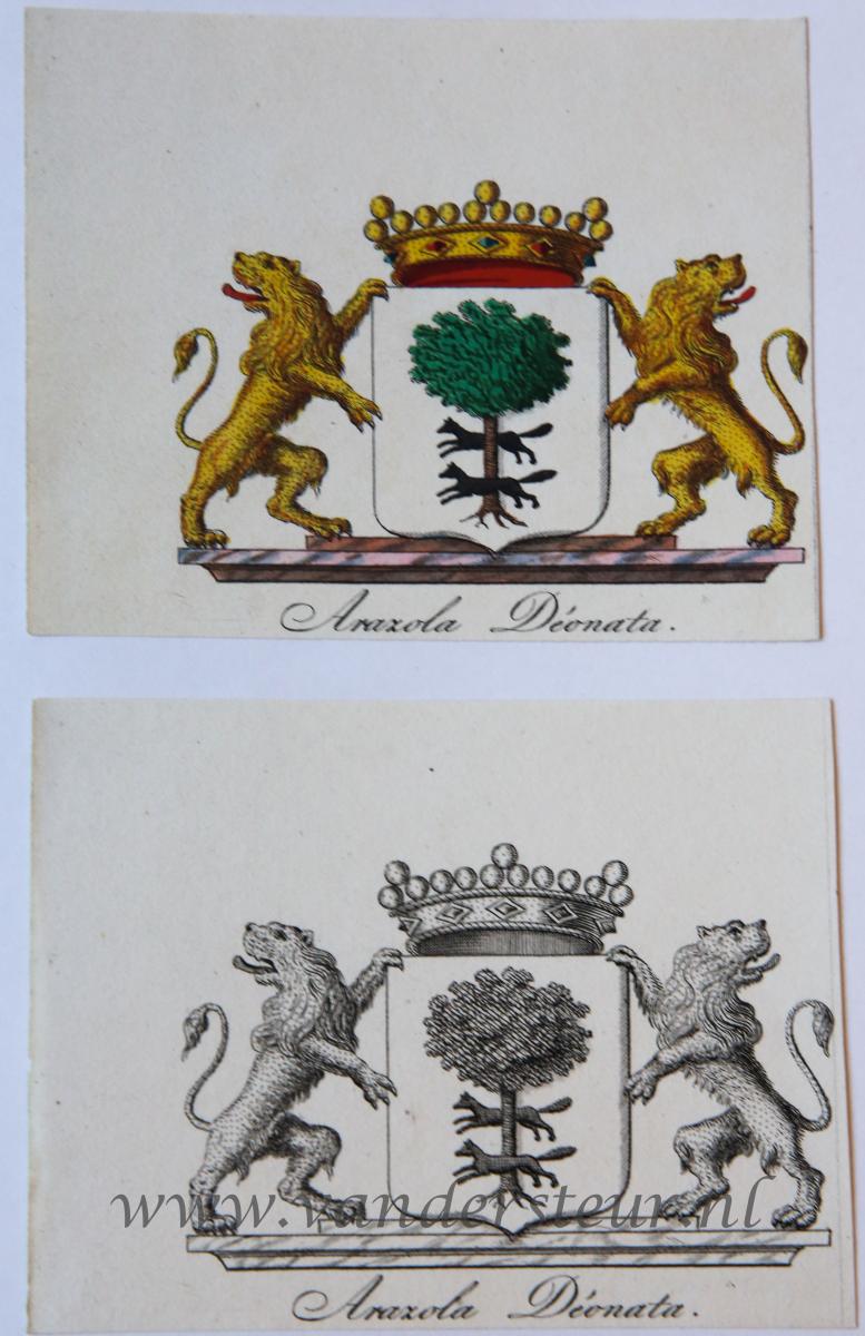 Wapenkaart/Coat of Arms: Arazola Deonata