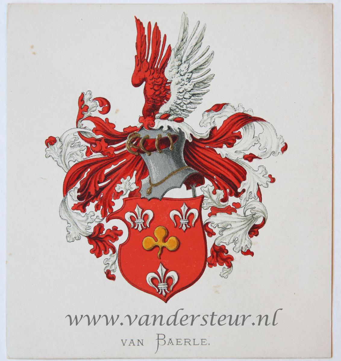 Wapenkaart/Coat of Arms: Baerle (Van)
