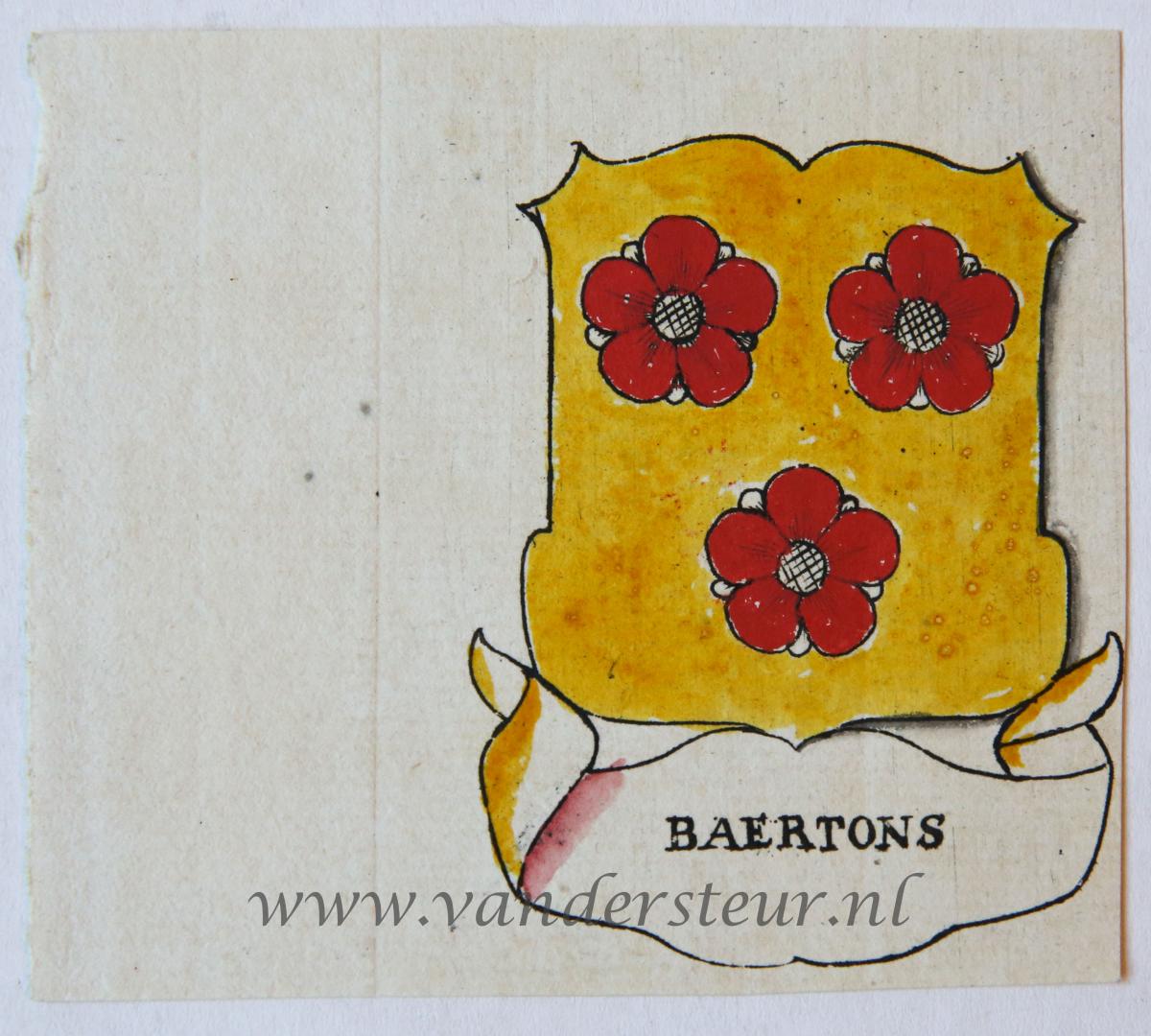 Wapenkaart/Coat of Arms: Baertons